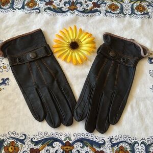 🐎 SSG; Dark Brown Leather “Work ‘NHorse” Broken-in Riding/Multi-Use Gloves Sz 8